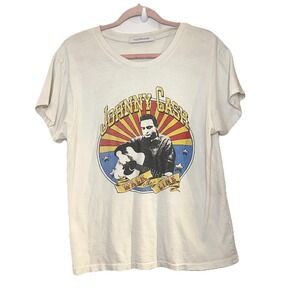 DAYDREAMER Johnny Cash Walk The Line Made in USA T Shirt Ringer Size M